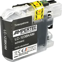 Ampertec Kompatible Tinte ersetzt Brother LC-123BK schwarz