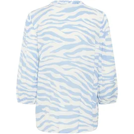 Kaffe Langarmbluse KAedita Blau 36