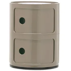 Kartell - Componibili 2 Beistelltisch Dove Gray