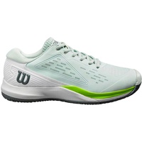 Wilson Rush Pro Ace Tennisschuh für den Sandplatz, Damen, Gr. 38 2/3, Opalblau/Weiß/Grün Opal Blue/White/Jasmine Green)