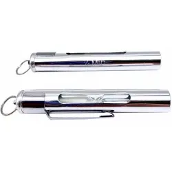 EDLICH & HABEL Pulssanduhr für 1/4 Min.-Messung mit Ansteckclip EDHA10583 , 1 Packung = 10 Sanduhren, Farbe: silber