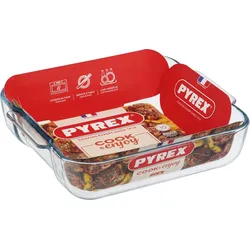 PYREX Bräter quadratisch 21x21cm