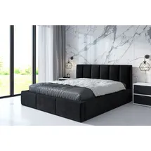 A&J MöbelLand LISI 90 x 200 cm Schwarz