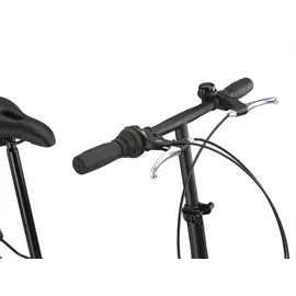 licorne bike gmbh Licorne Bike Phoenix 2D, 20 Zoll Aluminium-Faltrad-Klapprad, Scheibenbremse, Discbremse, V-Bremse Faltfahrrad-Herren-Damen, 7 Gang Kettenschaltung ... - Schwarz