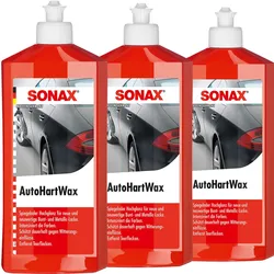 3x 500ml Sonax Autohartwax Autowachs Lackpflege Versiegelung Hartwachs Wachs: Sonax: 03012000 (301200)
