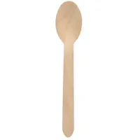 Papstar 100 Löffel, Holz "pure" 16 cm gewachst |