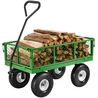 Vevor Bollerwagen Transportwagen, Gartenwagen, Gerätewagen, Handwagen 300kg Grün