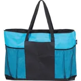 Fashy XXL-Badetasche aus Polyester Canvas mit Reißverschluss, türkis