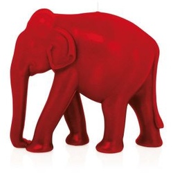 Wiedemann Kerzen Wachsobjekt, Tierobjekt Kerze Elefant Rot, 195 x 220 mm, 1 Stück