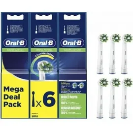 Oral-B CrossAction Pro Aufsteckbürste weiß 6 St.