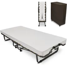 Beautissu Gästebett Klappbett Venetia 80 x 200 cm weiß