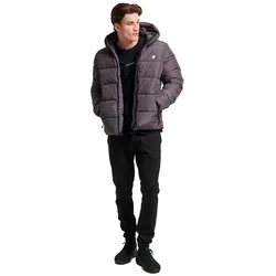 SUPERDRY CODE MICROFIBRE HOODED MICROFIBRE SPORT PUFFE>R-Copy