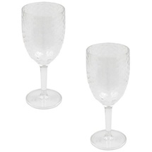 neuetischkultur Sektglas 2er Set Kunststoff mit Blaseneffekt Champagnerglas neuetischkultur