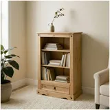 CARO-Möbel Bücherregal 81 x 110 x 30 cm Braun