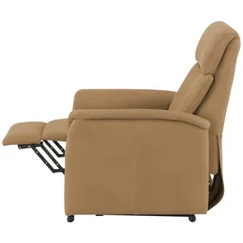 Nils Olsen Fernsehsessel Agda Mikrofaser 87 x 106 x 85 cm Beige elektrisch