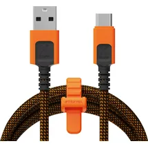 Xtorm USB-A auf USB-C 1,5 m Schwarz/Orange