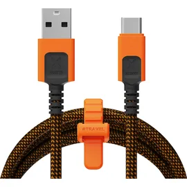 Xtorm USB-A auf USB-C 1,5 m Schwarz/Orange