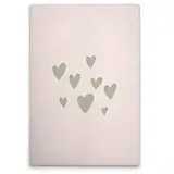 A.S. Création Leinwandbild Canvas Simple Hearts Beige, | Gr.: onesize