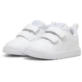 Puma Courtflex V3 Kinder Weiß/Silber 22