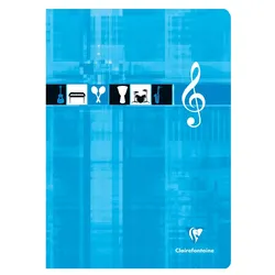 Clairefontaine 10x Notenheft A4, 28 Blatt 90g - Sortiert 3114C
