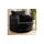 S-Style Drehsessel Ted Cord 107 x 94 x 0 cm Schwarz drehbar mit Kissen