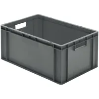 La-Ka-Pe Transportstapelbehälter L600xB400xH270mm grau PP Seitenwände geschl.LA-KA-PE