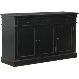 VCM Amaretta Sideboard 142 x 86 x 45 cm Schwarz