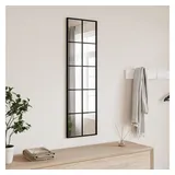vidaXL Wandspiegel 30 x 100 cm Schwarz