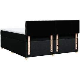 vidaXL Boxspringbett 180 x 200 cm Schwarz