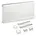 Profil-V Heizkörper 600 x 1600 mm Typ 22 weiß Seitenventil