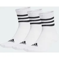 Adidas 3-Streifen Cushioned Sportswear Low-Cut Socken 3 Paar White