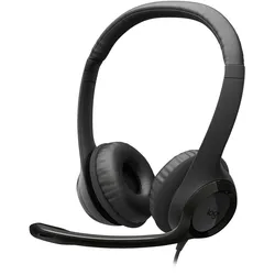 Logitech H390 Stereo-Headset, Kabelgebunden, USB-C Anschluss Klare Audioqualität für Musik, Telefonie und Besprechungen, Rotierendes, rauschunterdrück