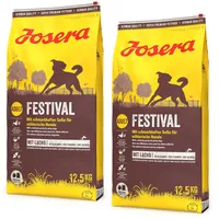 Josera Festival Hundetrockenfutter Sparpaket 2 x 12,5 Kilogramm