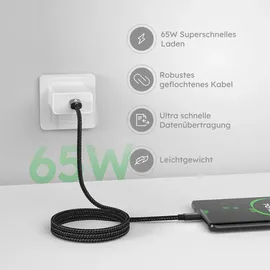Alkaya USB-C 1,0 m Schwarz