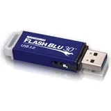 Kanguru iStorage 64GB Kanguru FlashBlu30 (64 GB, USB-A), USB Stick, Blau