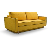 Schlafsofa mit Bettkasten Couch Wohnzimmer Skandinavisches Design FASTA