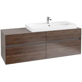 Villeroy & Boch Collaro Waschbeckenunterschrank 160 x 55 cm Arizona Oak