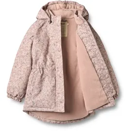 Wheat Outdoorjacke "Jacket Petra", Jungen, Gr. 152, rose dust flowers, Web, Obermaterial: 100% Polyester, geblümt, A-Linie ca. Mitte Oberschenkel, Bündchen, Jacken Outdoorjacke, wasserdicht, atmungsaktiv und leicht wattiert