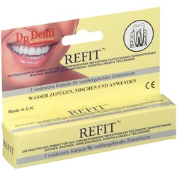 Dr. Denti Refit Zahnzement für Kronen und Brücken Kapseln 3 St 3 St Kapseln