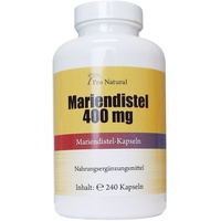 Mariendistel Extrakt 400mg - 80% Silymarin (320mg) - 240 Kapseln