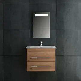 Alpenberger Badmöbel Set - Waschbecken mit Unterschrank Nanobeschichtung Soft-Close Waschplatz