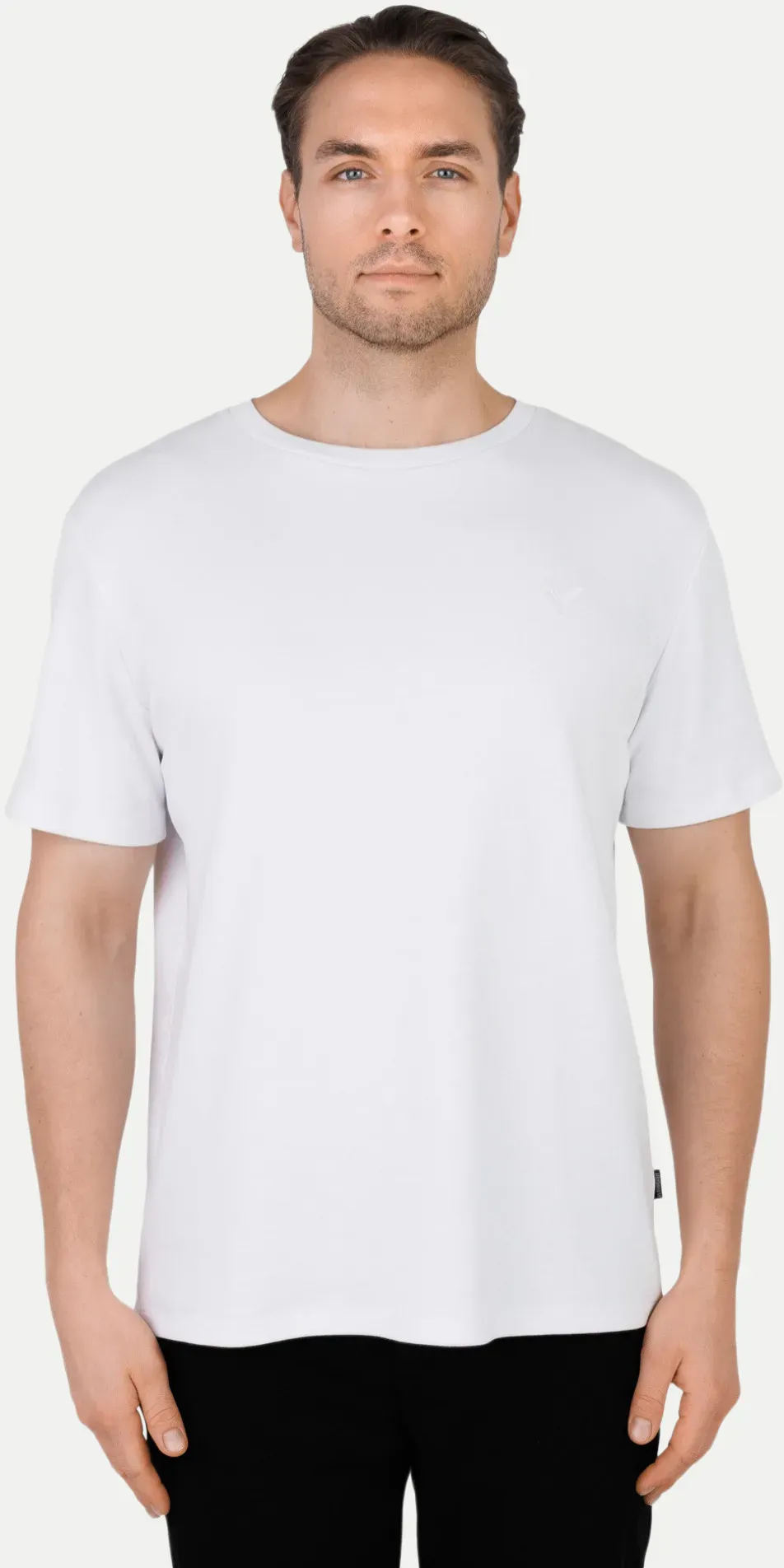 T-Shirt T-Luxe Weiß L