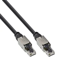 InLine InLine® Patchkabel, U/UTP, Cat.6A, halogenfrei, AWG23 Kupfer, schwarz, 70m