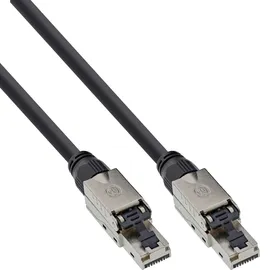 InLine InLine® Patchkabel, U/UTP, Cat.6A, halogenfrei, AWG23 Kupfer, schwarz, 70m