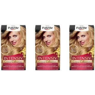 3x Poly Palette Intensiv Creme Coloration 9-5 Naturblond EAN4015100329827