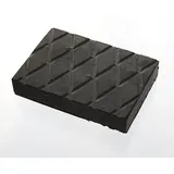 Kora Gummiklotz/Gummiblock für Hebebühne Rangierheber Wagenheber Grubenheber 12 x 8 x 2cm