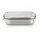 Brabantia - make & take Brotdose mit flexibler Trennwand, Robust für Sandwiches, Wraps und Snacks - Matt Steel, Mittel