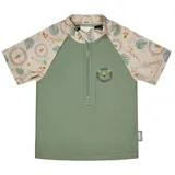 Sterntaler Badeshirt kurzarm Löwe in dunkelgrün | Gr.: 116