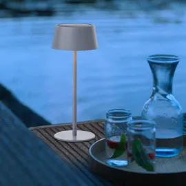 OTTO home LED Außen-Tischleuchte grau H:30 cm 4 W 300 lm