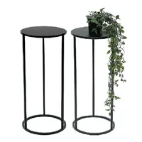 DanDiBo Ambiente Blumenhocker 60 x 60 cm Schwarz